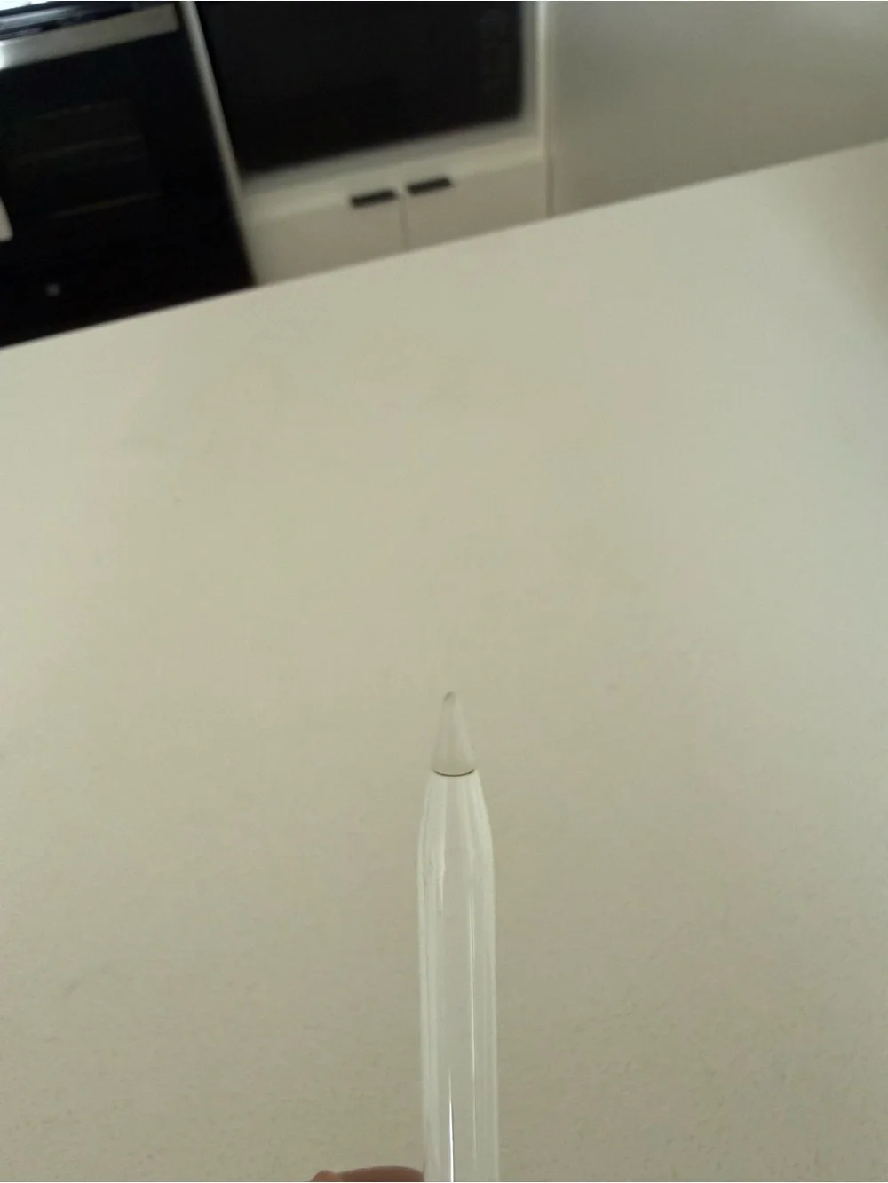 Apple White Bluetooth Stylus with Silver Accent